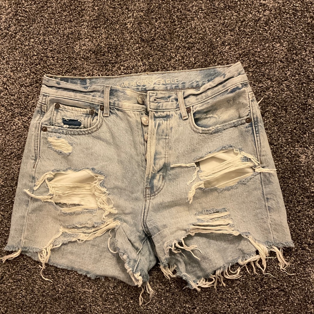 American Eagle Denim Mom Shorts
